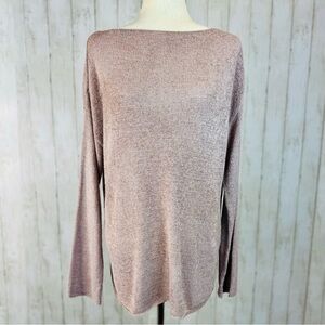 H&M | Soft Dusty Rose Sweater XS – Minimalist Chic Layering Top